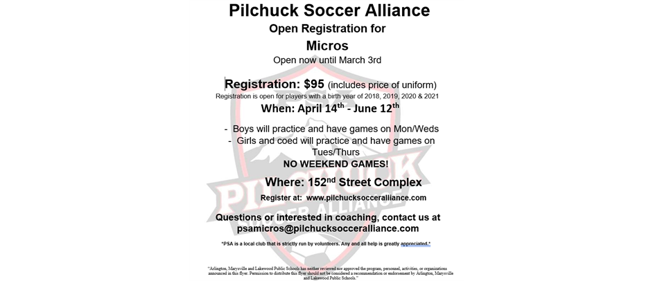 Spring Micros Registration is OPEN!